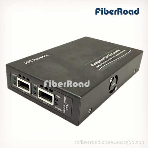 10g Standalone Web Smart XFP to XFP Oeo Fiber Media Converter